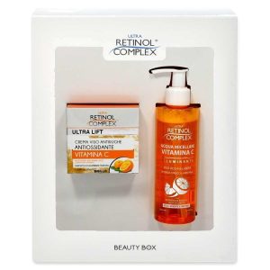 BOX SET CREMA VISO VITAMINA C 50 ML+ ACQUA MICELLARE VITAMINA C